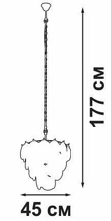 Подвесная люстра Vitaluce V5280 V5280-8/7 в Можге - mozhga.mebel24.online | фото 5