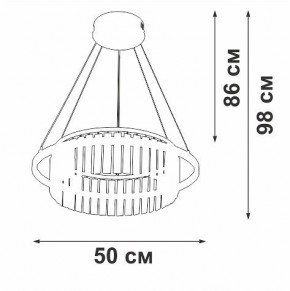 Подвесная люстра Vitaluce V54010 V54010-0/1S в Можге - mozhga.mebel24.online | фото 6