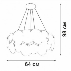 Подвесная люстра Vitaluce V5801 V5801-8/6S в Можге - mozhga.mebel24.online | фото 7
