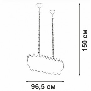Подвесная люстра Vitaluce V58120 V58120-8/11 в Можге - mozhga.mebel24.online | фото 3