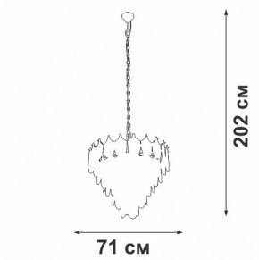 Подвесная люстра Vitaluce V58120 V58120-8/17 в Можге - mozhga.mebel24.online | фото 2