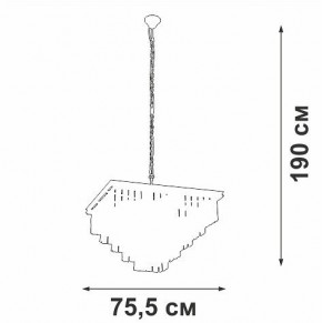 Подвесная люстра Vitaluce V5818 V5818-8/13 в Можге - mozhga.mebel24.online | фото 5
