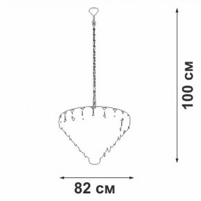 Подвесная люстра Vitaluce V58340 V58340-8/25 в Можге - mozhga.mebel24.online | фото 3