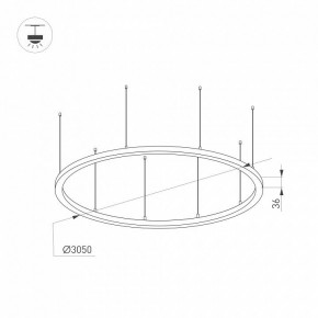 Подвесной светильник Arlight ARC 034078(1) в Можге - mozhga.mebel24.online | фото 2