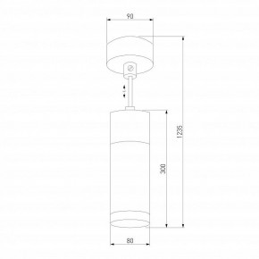 Подвесной светильник Eurosvet Double Topper 50135/1 LED хром/черный в Можге - mozhga.mebel24.online | фото 4