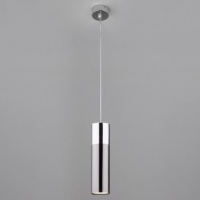 Подвесной светильник Eurosvet Double Topper 50135/1 LED хром/черный жемчуг в Можге - mozhga.mebel24.online | фото 3