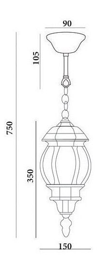 Подвесной светильник Feron 8105 11103 в Можге - mozhga.mebel24.online | фото 4
