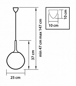 Подвесной светильник Lightstar Globo 813032 в Можге - mozhga.mebel24.online | фото 3