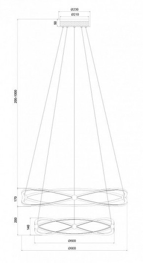 Подвесной светильник Maytoni Weave MOD062PL-L103CH3K в Можге - mozhga.mebel24.online | фото 9