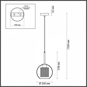 Подвесной светильник Odeon Light Clocky 4939/1 в Можге - mozhga.mebel24.online | фото 4