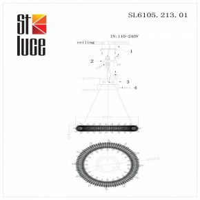 Подвесной светильник ST-Luce Lucchero SL6105.213.01 в Можге - mozhga.mebel24.online | фото 6