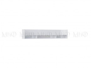 ОЛИВИЯ Полка (Белый/Белый глянец) в Можге - mozhga.mebel24.online | фото