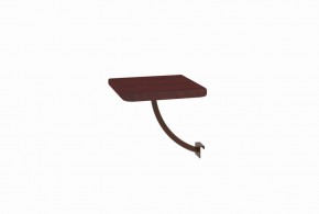 Полка прикроватная квадратная (МилСон) в Можге - mozhga.mebel24.online | фото 7