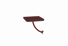 Полка прикроватная квадратная (МилСон) в Можге - mozhga.mebel24.online | фото 8