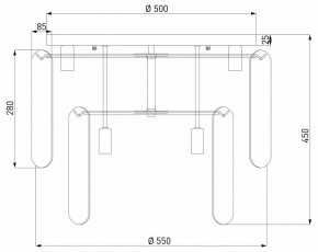 Потолочная люстра Eurosvet Claire 60170 золото в Можге - mozhga.mebel24.online | фото 5