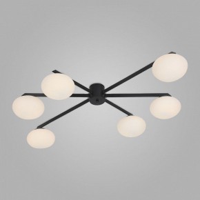 Потолочная люстра Eurosvet Opaline 70220/6 черный в Можге - mozhga.mebel24.online | фото