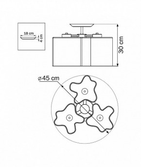 Потолочная люстра Lightstar Nubi 802030 в Можге - mozhga.mebel24.online | фото 4