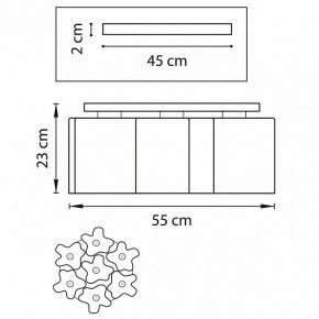 Потолочная люстра Lightstar Nubi 802073 в Можге - mozhga.mebel24.online | фото 2