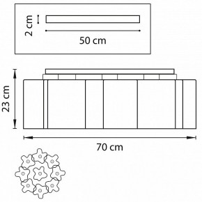 Потолочная люстра Lightstar Nubi 802097 в Можге - mozhga.mebel24.online | фото 2