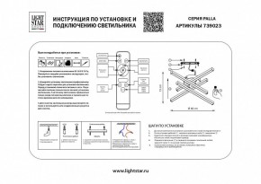 Потолочная люстра Lightstar Palla 739023 в Можге - mozhga.mebel24.online | фото 2