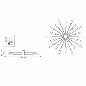 Потолочная люстра Lightstar Ragno 732203 в Можге - mozhga.mebel24.online | фото 5