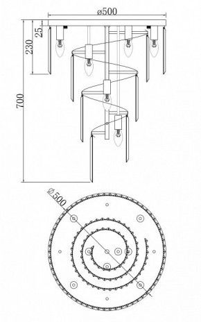 Потолочная люстра Maytoni Louis RC007CL-08CH в Можге - mozhga.mebel24.online | фото 3