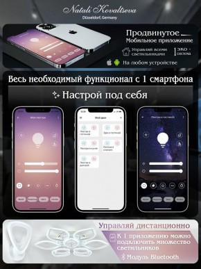 Потолочная люстра Natali Kovaltseva Effect LED LAMPS 81116 в Можге - mozhga.mebel24.online | фото 8