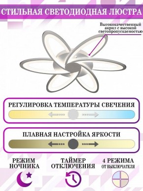 Потолочная люстра Natali Kovaltseva Smart home LED LAMPS 81217 в Можге - mozhga.mebel24.online | фото 5