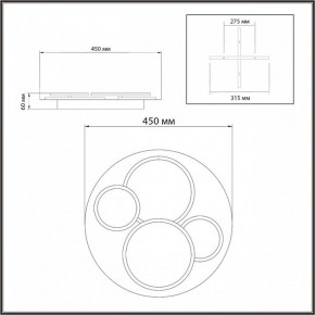 Потолочная люстра Sonex Pine 7734/60L в Можге - mozhga.mebel24.online | фото 9