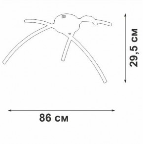 Потолочная люстра Vitaluce V2709 V2709-1/3PL в Можге - mozhga.mebel24.online | фото 2
