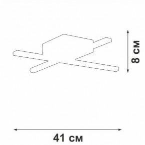 Потолочная люстра Vitaluce V3801 V3801-0/2PL в Можге - mozhga.mebel24.online | фото 2