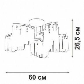 Потолочная люстра Vitaluce V5884 V5884-0/5PL в Можге - mozhga.mebel24.online | фото 3