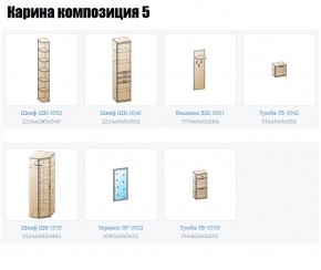 Прихожая Карина (модульная) в Можге - mozhga.mebel24.online | фото 2