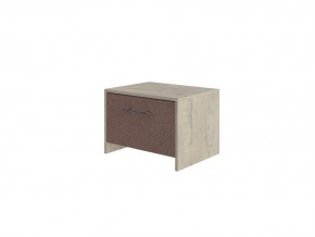 PROxSON Тумба Varna (ЛДСП+ткань Бунратти/Tesla Брауни) 51x40 в Можге - mozhga.mebel24.online | фото