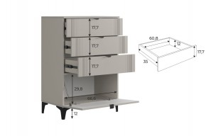 РИЧ Гостиная (модульная) кашемир в Можге - mozhga.mebel24.online | фото 6
