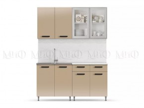 РИО-1 ЛДСП Кухонный гарнитур 1,6 м (Капучино) в Можге - mozhga.mebel24.online | фото