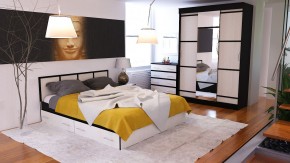 Сакура спальня № 1 Комод + Зеркало + Кровать 1600 + Тумба + Шкаф-купе 1500, сп.м. 1600х2000 мм., б/м, основание есть, ун. сб. в Можге - mozhga.mebel24.online | фото 5