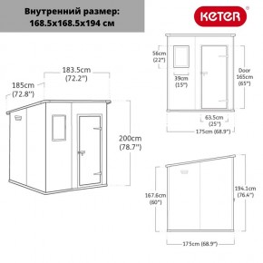 Сарай Манор Пентхаус 6x6 (MANOR PENT 6x6) в Можге - mozhga.mebel24.online | фото 3