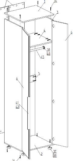 Шкаф 2-ств. для одежды "Лео" в Можге - mozhga.mebel24.online | фото 2