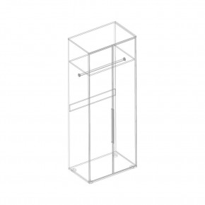 Шкаф 2-ств. для одежды "Лео" в Можге - mozhga.mebel24.online | фото 3