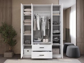 Шкаф 4-х створчатый Титан (белый) в Можге - mozhga.mebel24.online | фото 2