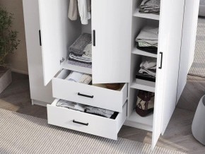 Шкаф 4-х створчатый Титан (белый) в Можге - mozhga.mebel24.online | фото 3