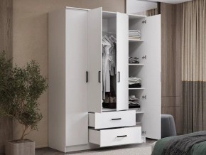 Шкаф 4-х створчатый Титан (белый) в Можге - mozhga.mebel24.online | фото 4