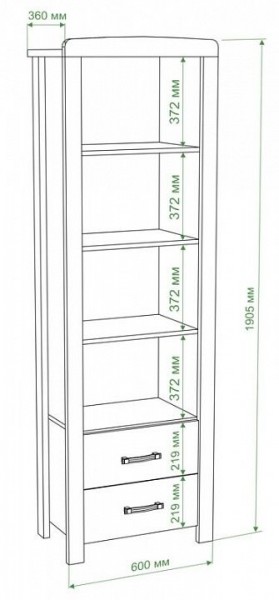 Шкаф для белья Бартоло ВТД-ГФ в Можге - mozhga.mebel24.online | фото 2