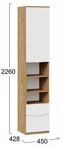 Шкаф комбинированный Хилтон Исп. 2 в Можге - mozhga.mebel24.online | фото 8