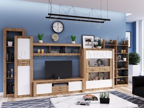 ТЕРРА Шкаф комбинированный (Белый глянец/дуб сонома) в Можге - mozhga.mebel24.online | фото 3
