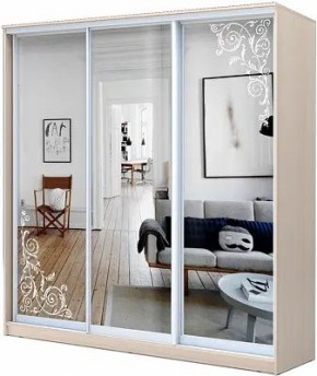Шкаф-купе ХИТ 22-4-20-656 ОРНАМЕНТ в Можге - mozhga.mebel24.online | фото