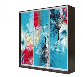 Шкаф-купе ХИТ 22-4-20-777 АБСТРАКЦИЯ №3 в Можге - mozhga.mebel24.online | фото