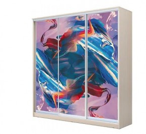 Шкаф-купе ХИТ 22-4-20-777 АБСТРАКЦИЯ №4 в Можге - mozhga.mebel24.online | фото