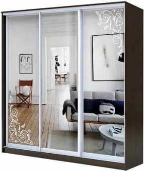 Шкаф-купе ХИТ 23-18-656 ОРНАМЕНТ в Можге - mozhga.mebel24.online | фото